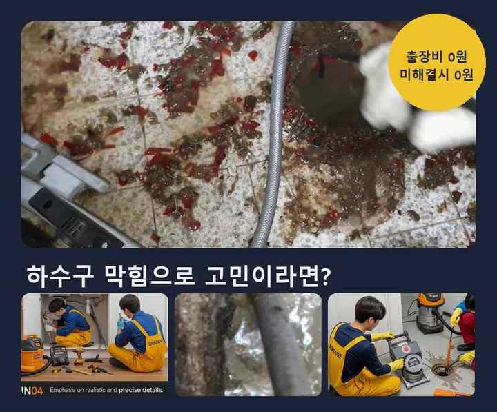 동두천 고압세척 작업 현장
