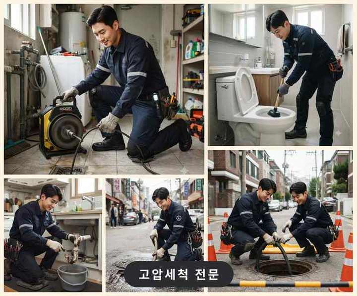 김포시 오수관막힘 내시경 관로 점검