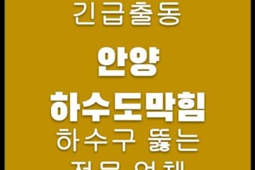 안양 하수도막힘 4703