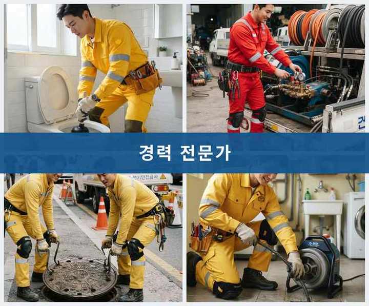 성남시 고압세척 작업 현장